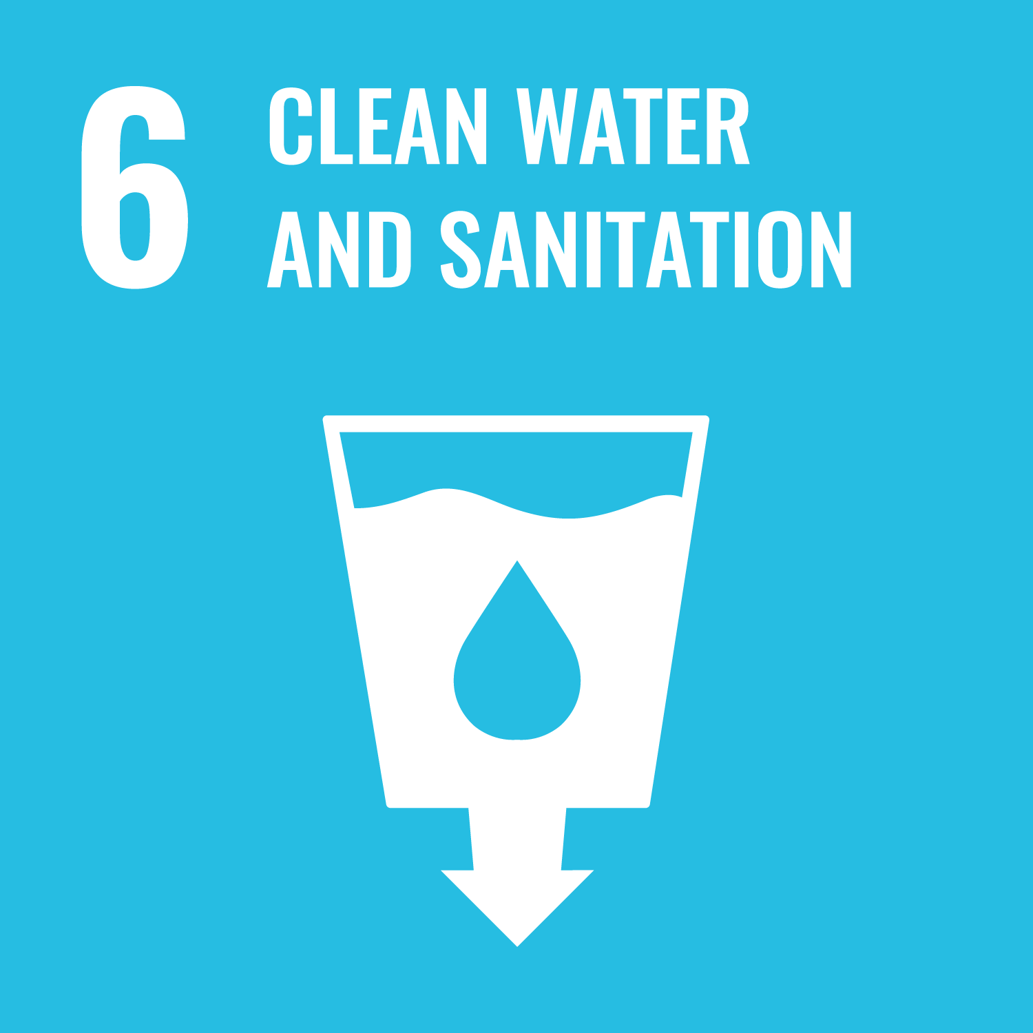 Clean water and sanitation.
