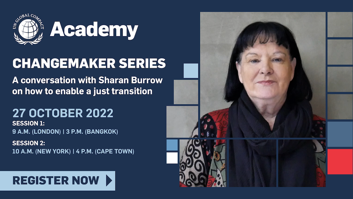 Join this edition of the Academy Changemaker Series featuring Sharan Burrow.