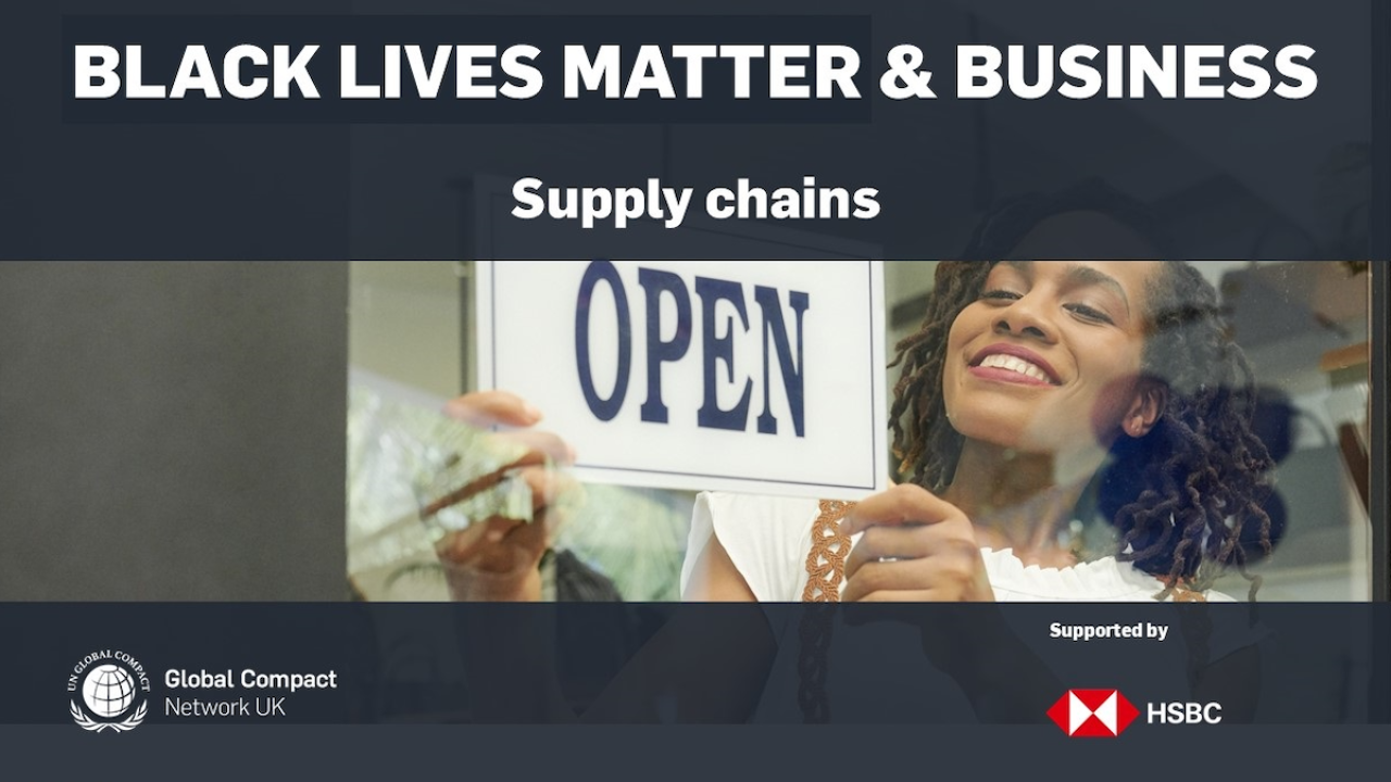 UN Global Compact Network UK is hosting a webinar on diversity and inclusion in supply chains.