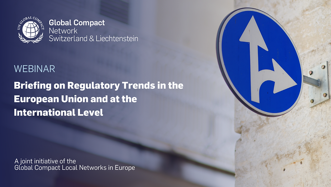 Join to be briefed on recent regulatory developments in the EU and internationally and learn what actions that are expected from companies.
