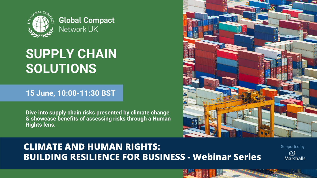 Join this session to learn about the supply chain risks presented by climate change.