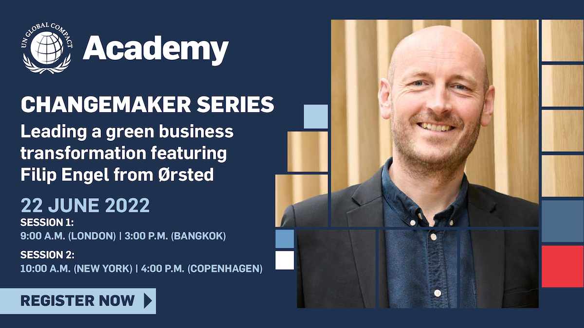 Join this edition of the Academy Changemaker Series featuring Filip Engel from Ørsted.