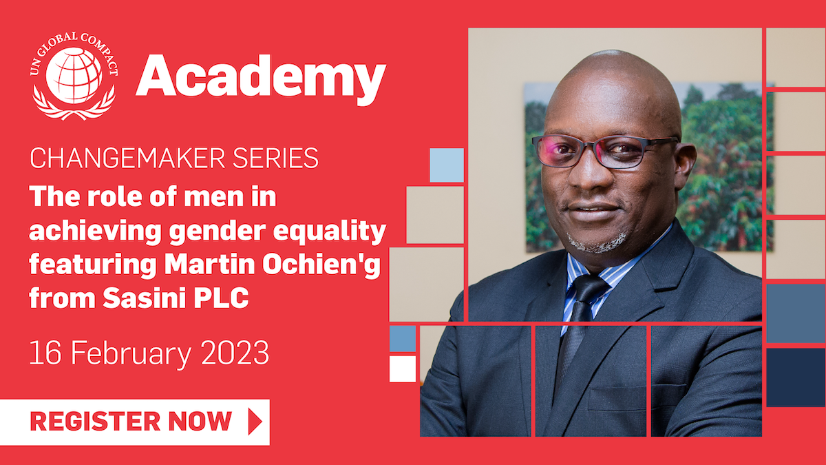 Join this Gender Changemaker session with Martin Ochien'g to learn about male allyship for gender equality.