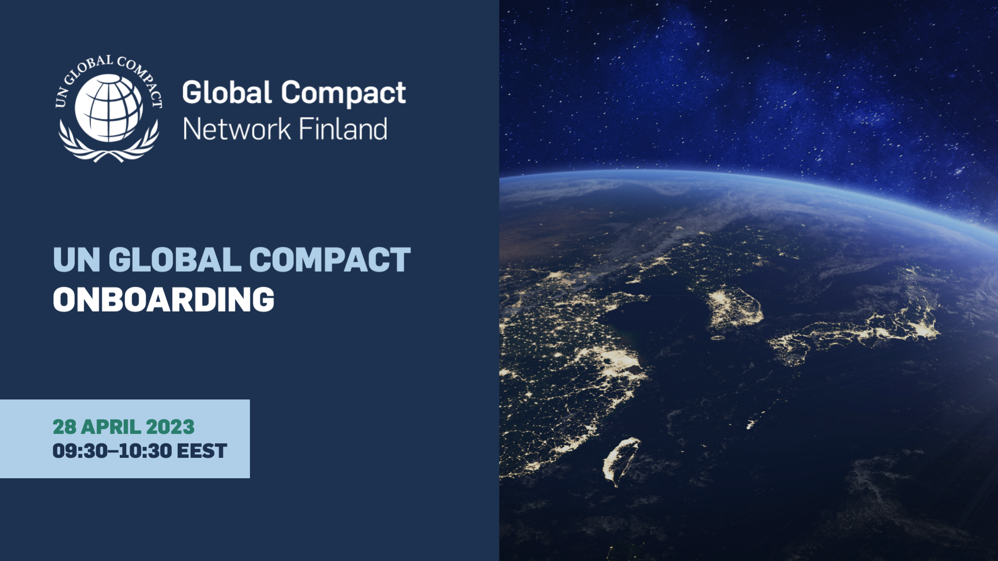 Tervetuloa UN Global Compact Suomen verkoston uusien jäsenten perehdytystilaisuuteen.