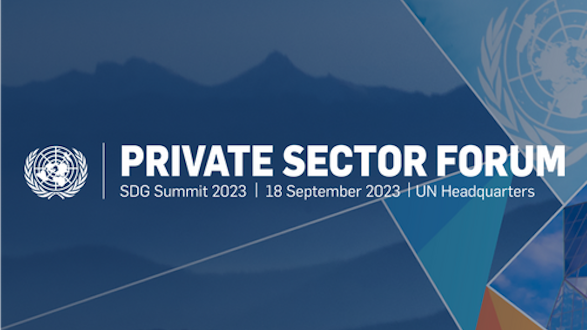 Hosted by the UN Secretary-General, the Private Sector Forum brings the voice of business to the UN for an interactive luncheon, roundtables and high-level networking opportunities. 