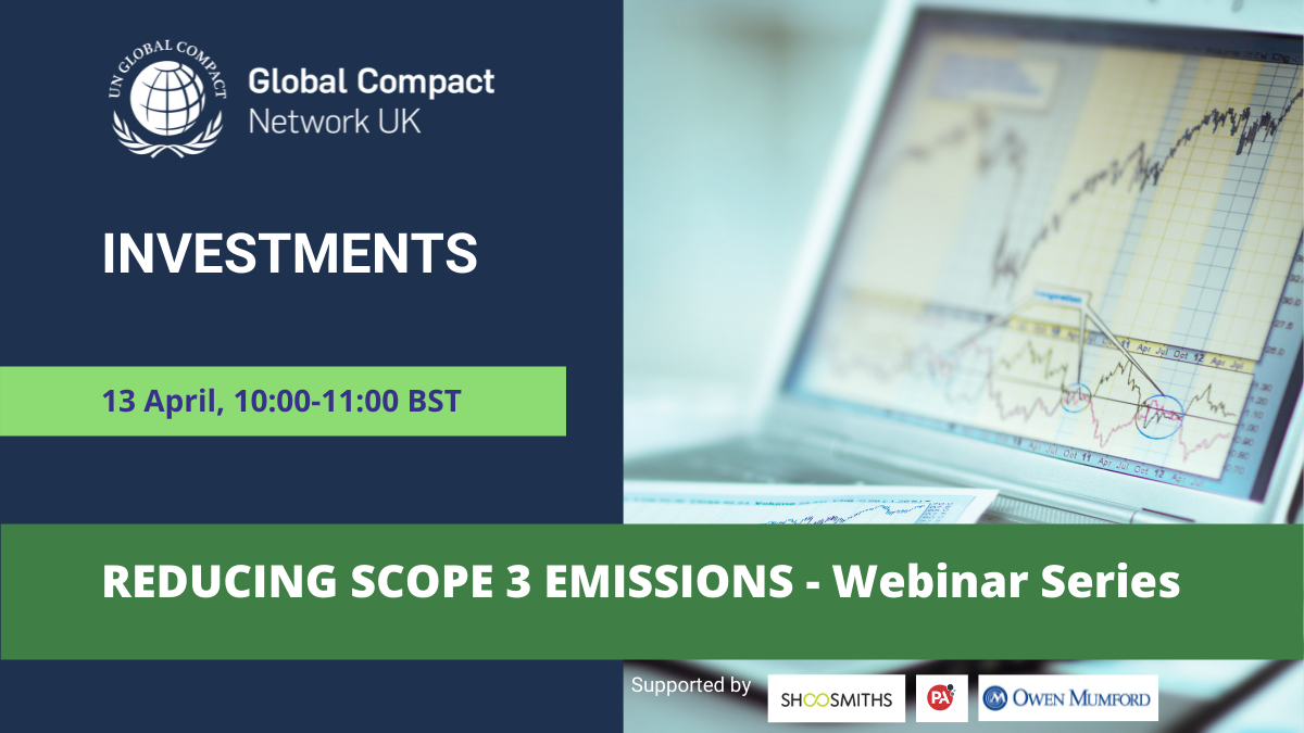 What role do investments play in reducing Scope 3 emissions of a company?