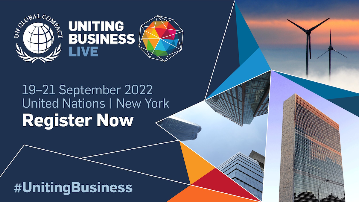 Uniting Business LIVE will once again convene leaders for global cross-sector dialogue on corporate sustainability. 
