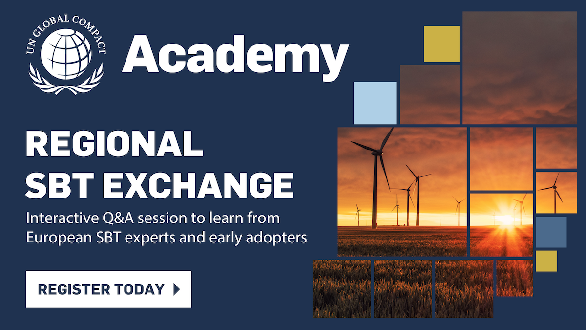 Attend this Q&A exchange for sector-specific discussion on setting science-based emissions targets.