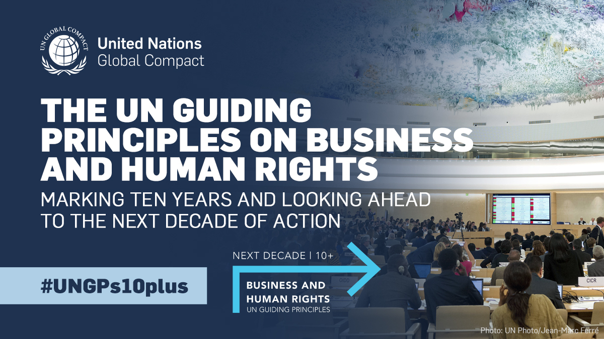 UN Global Compact and the ICC are organizing an event on the UN Guiding Principles on Business and Human Rights.