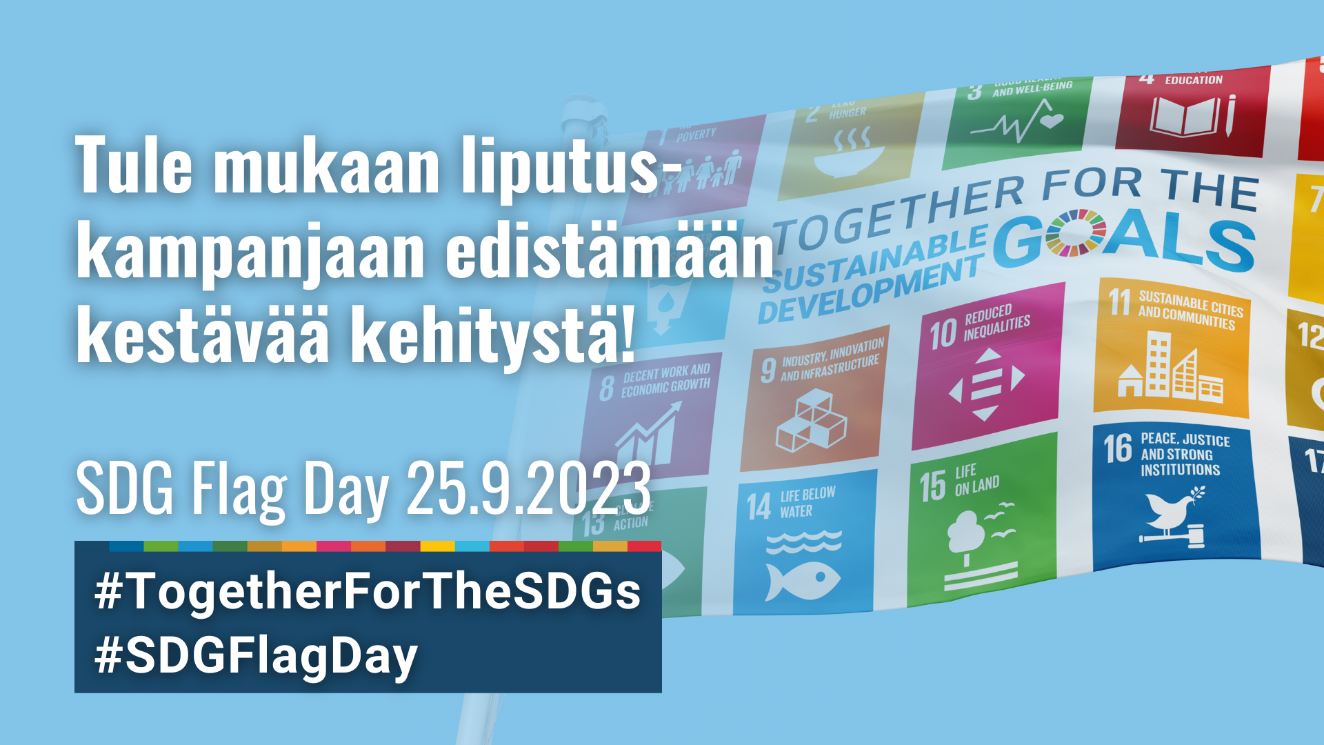 SDG Flag Day - Global Compact Network Finland
