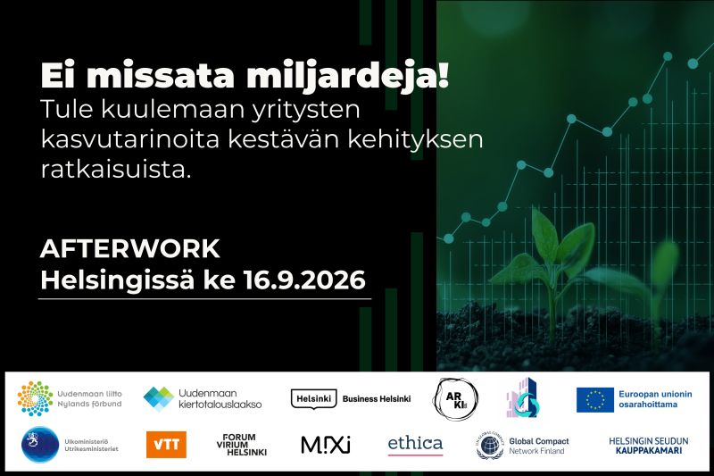 Ei missata miljardeja -afterworkin kutsu