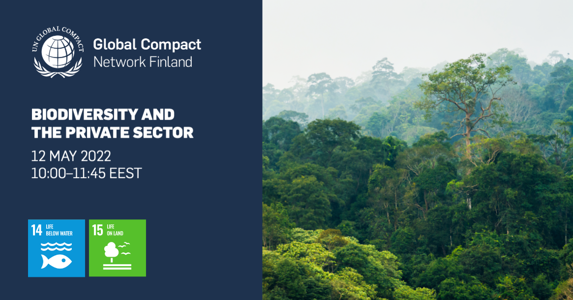 Biodiversity and the Private Sector - Global Compact Network Finland