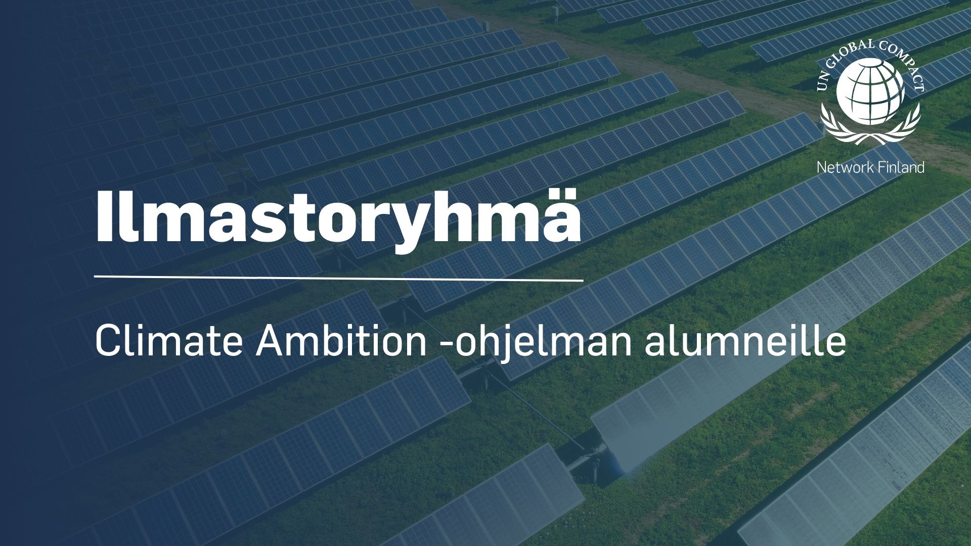 Ilmastoryhmä Climate Ambition -ohjelman alumneille